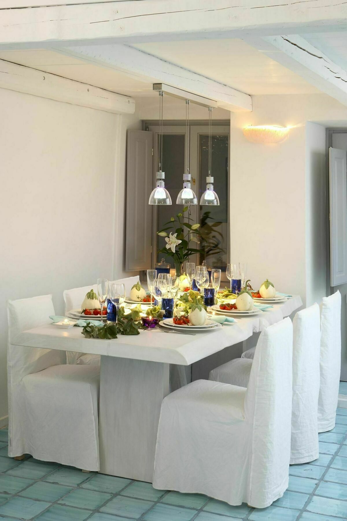 Blue Angel Villa Фіра Ресторан фото